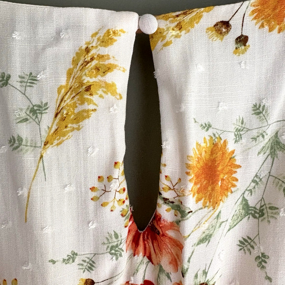 TORRID Floral Lace Swiss Dot Mini Dress Lined Plus Size 2X | 18-20 | Torrid 2 - Picture 9 of 16